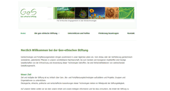 Desktop Screenshot of gen-ethische-stiftung.de