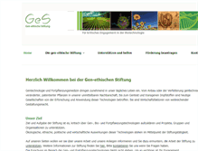Tablet Screenshot of gen-ethische-stiftung.de